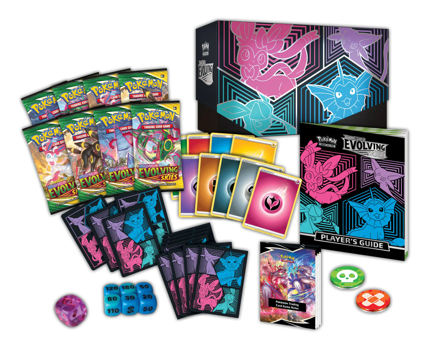 Pokémon EVOLVING SKIES  - Sealed ETB Elite Trainer Box Sword & Shield