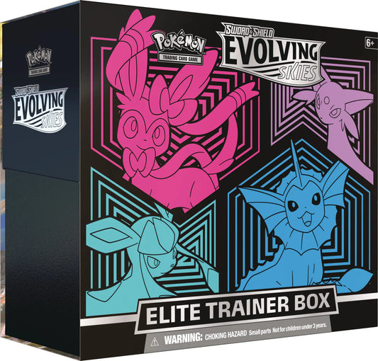 Pokémon EVOLVING SKIES  - Sealed ETB Elite Trainer Box Sword & Shield
