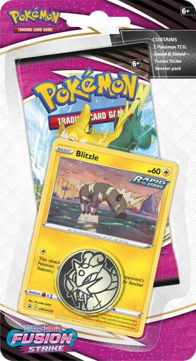 FUSION STRIKE - 1 Pack Checklane Blister - Sword & Shield