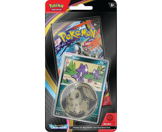 Pokémon CHAOS RISING  - Checklane Blister Pack - MEGA EVOLUTIONS ME4