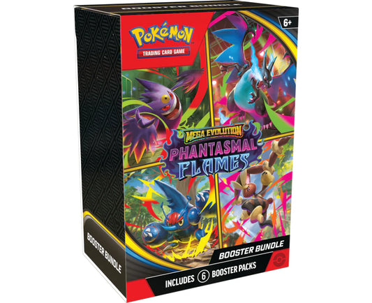 Pokémon Mega Evolutions Phantasmal Flames - Booster Bundle - ME2
