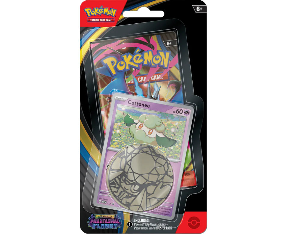 Pokémon Mega Evolutions Phantasmal Flames - Checklane Blister
