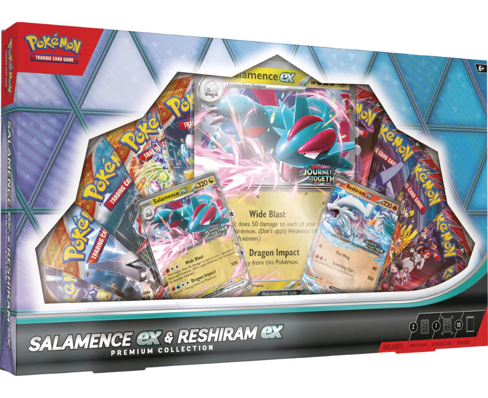 Pokemon -  Salamence ex &  Reshiram ex Premium Collection - Scarlet and Violet