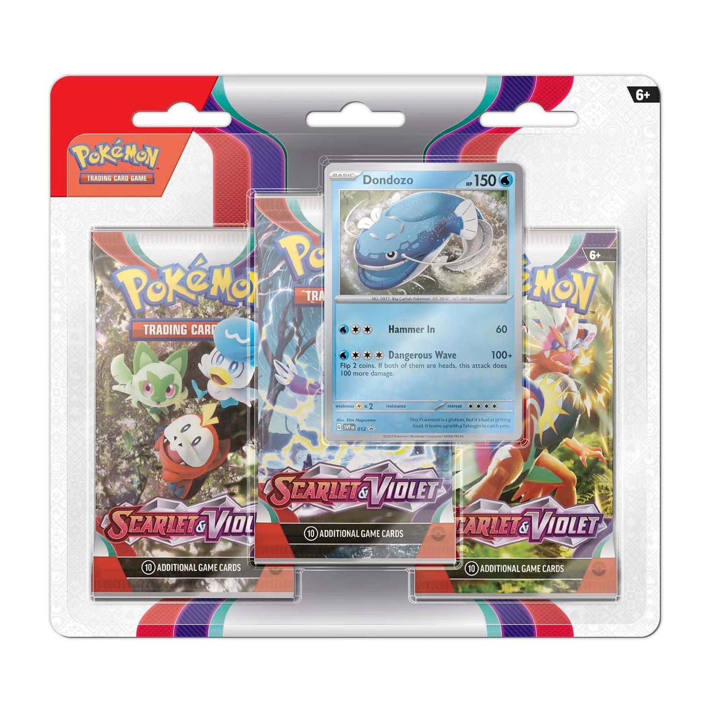 Pokémon SCARLET & VIOLET - 3 Booster Pack Blister - SV01