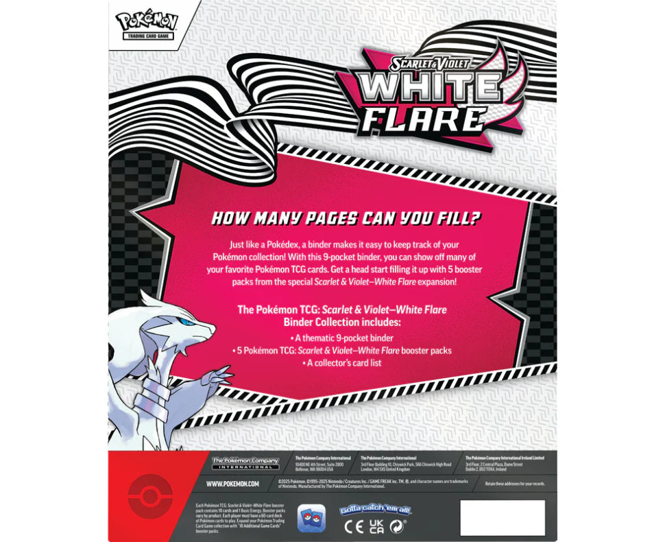 Pokémon  WHITE FLARE - Binder Collection   - Scarlet & Violet