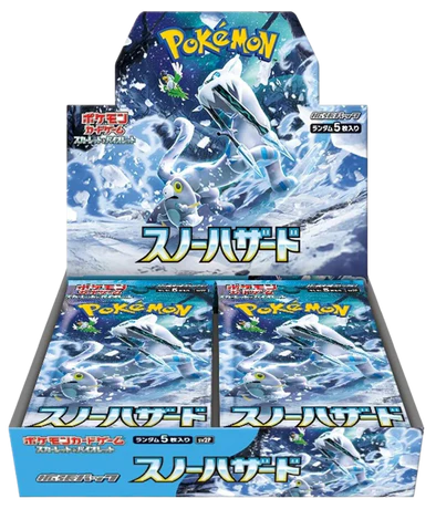 Pokémon Japanese Snow Hazard Booster Box