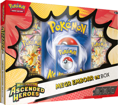 Pokemon MEGA EMBOAR - Ascended Heroes - MEGA ex Box - ME2.5 Mega Evolution