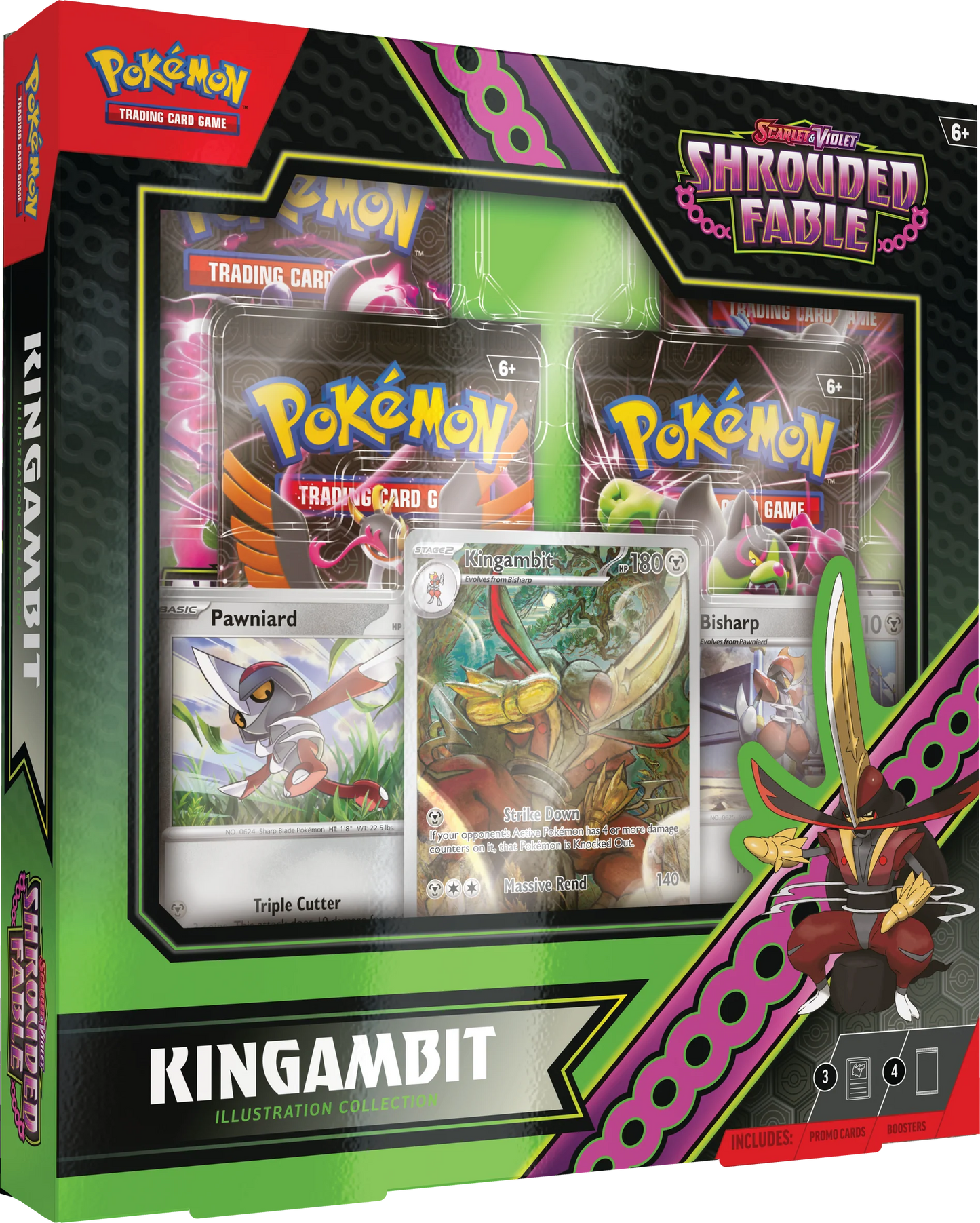 Pokémon -  Scarlet & Violet  Shrouded Fable  KINGAMBIT Illustration Collection