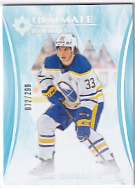 Ryan Johnson Ultimate Rookies 072/299 Card #184 2023-24 Upper Deck Ultimate Collection Rookie Card RC Buffalo Sabres