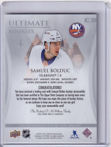 Samuel Bolduc Ultimate Rookie Jersey /599 Card #170 2023-24 Upper Deck Ultimate Collection Rookie Card RC New York Islanders