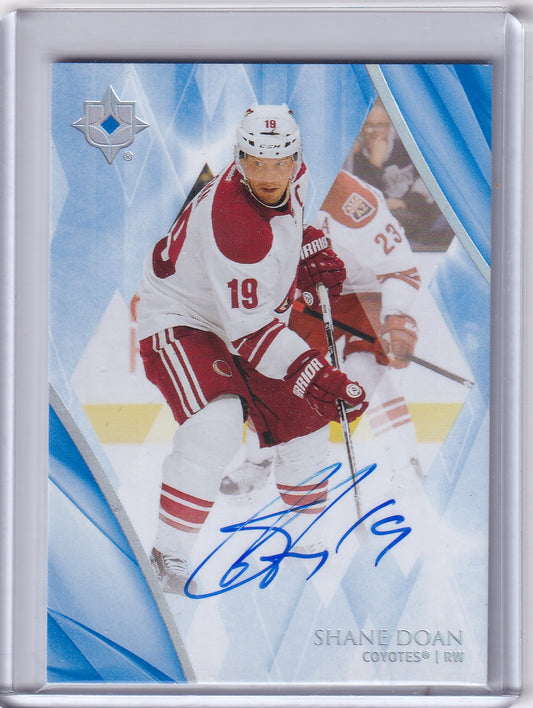 Shane Doan Ultimate Base Auto Card #77 2023-24 Upper Deck Ultimate Collection Arizona Coyotes