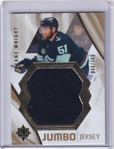 Shane Wright Jumbo Jersey /149 Card #75 2023-24 Upper Deck Ultimate Collection Seattle Kraken