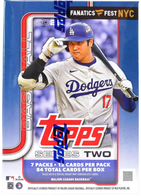 2025 Topps Series 2  Baseball FANATICS EXCLUSIVE Value / Blaster Box