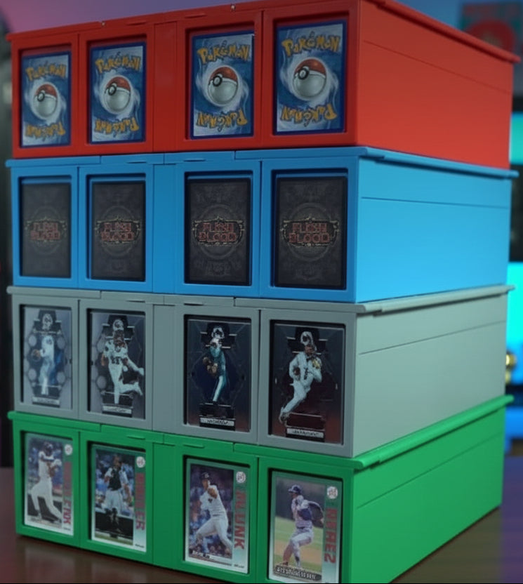 Collectible Trading Card Bin 3200ct  - BCW - Storage Pick Your Color