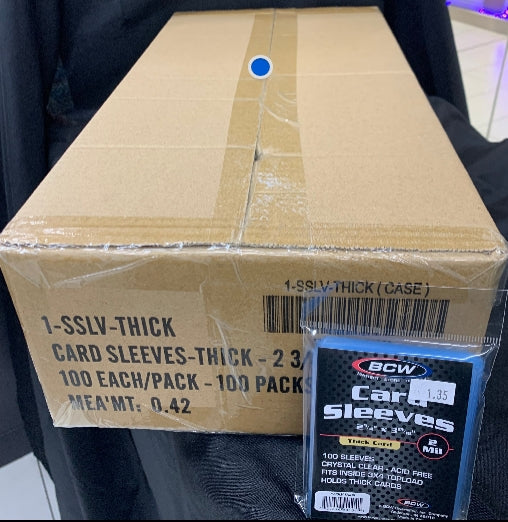 Soft Sleeves THICK 100 pack -(AKA Penny Sleeves) BCW- Trading Cards