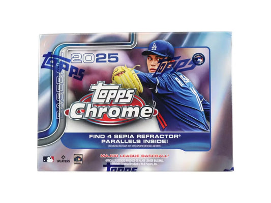2025 TOPPS CHROME Baseball Blaster Value Box