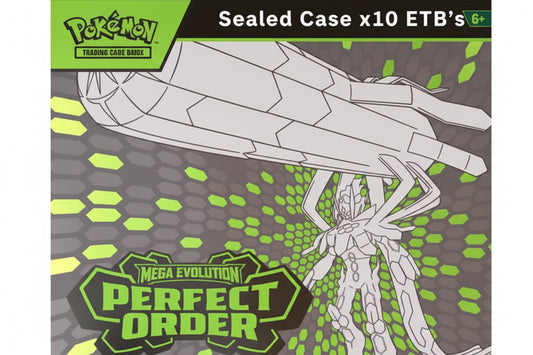 Pokémon PERFECT ORDER  - ETB - Elite Trainer Box  Case ( x10 ETB's) - MEGA EVOLUTIONS ME3