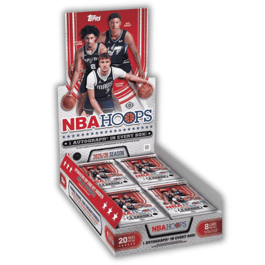 2025-26 Topps NBA Hoops Basketball Hobby Pack