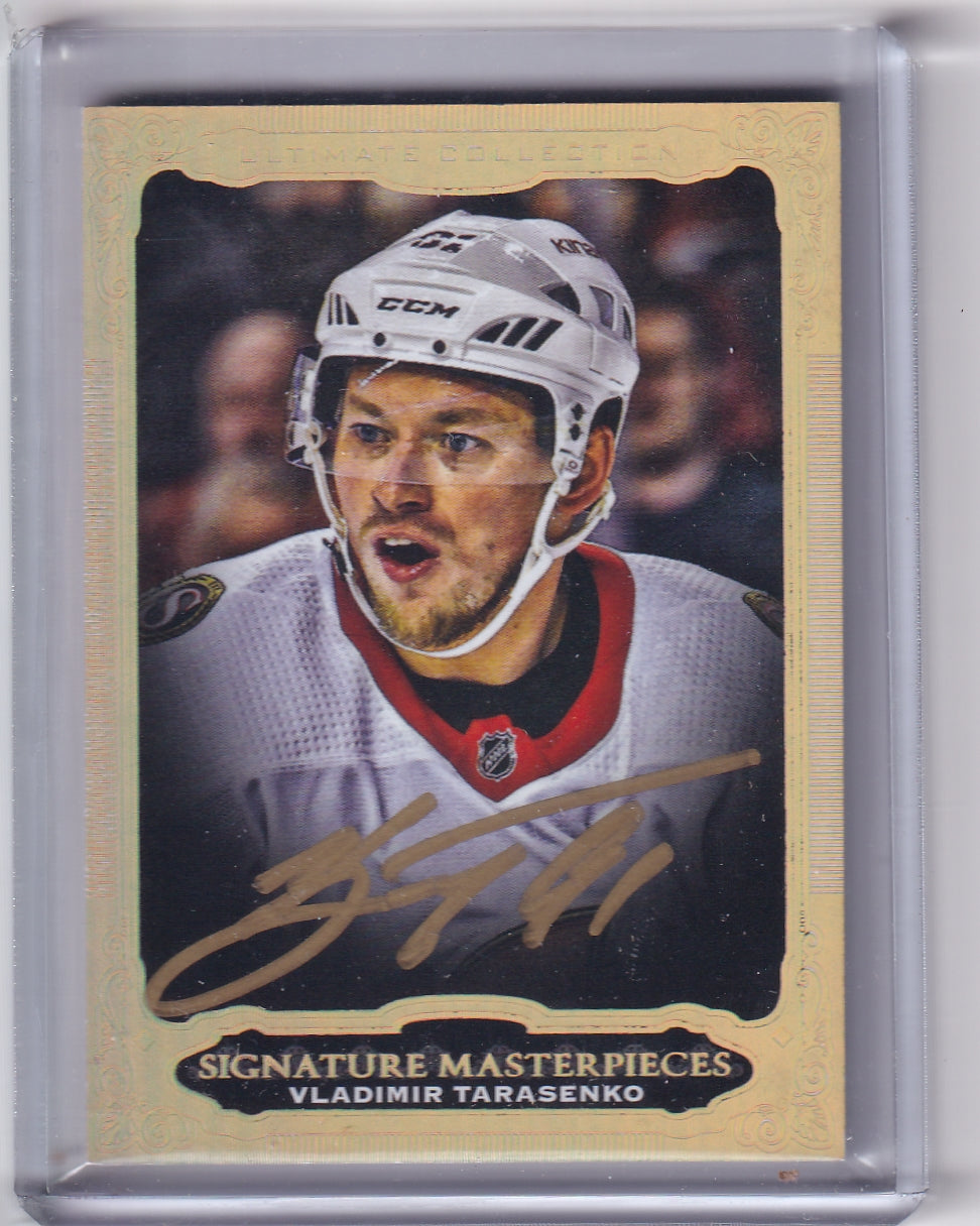 Vladimir Tarasenko Signature Masterpieces Auto Card USM-VT 2023-24 Upper Deck Ultimate Collection Ottawa Senators