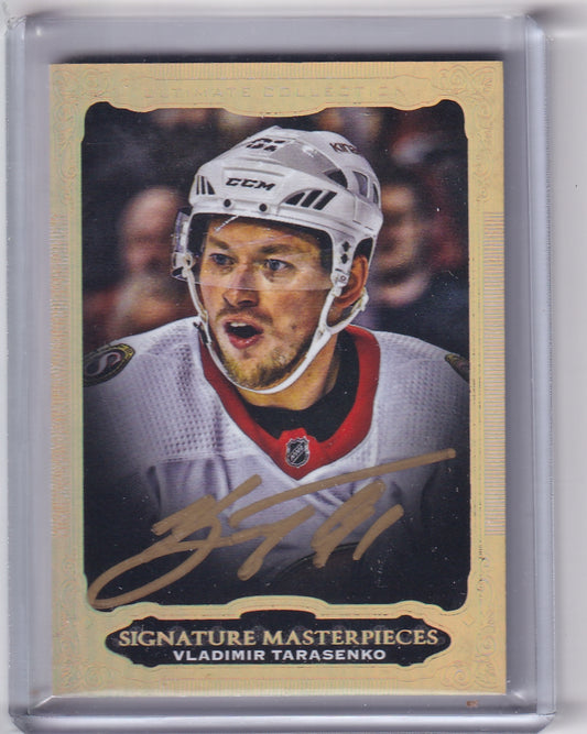 Vladimir Tarasenko Signature Masterpieces Auto Card USM-VT 2023-24 Upper Deck Ultimate Collection Ottawa Senators