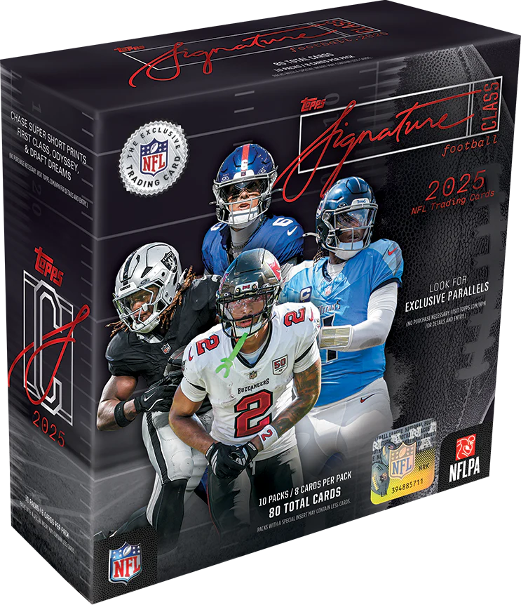 2025 Topps SIGNATURE SERIES CLASS NFL Football MEGA Box