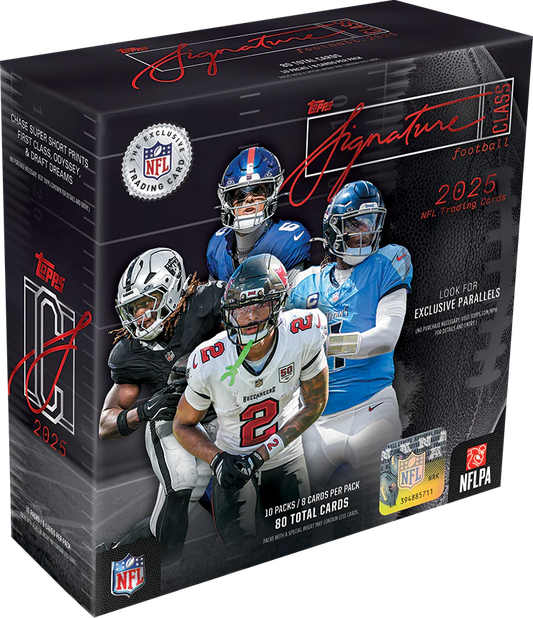 2025 Topps SIGNATURE SERIES CLASS NFL Football MEGA Box