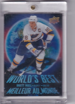 Brett Hull World's Best Card WB-2 2023-24 Upper Deck Tim Hortons St. Louis Blues