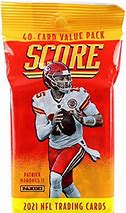 2021 Panini Score Football NFL Value Pack Hangar (40 Cards)