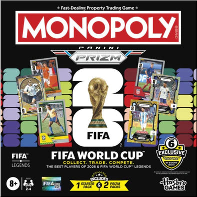2026  FIFA World Cup Soccer Panini Prizm Monopoly Board Game