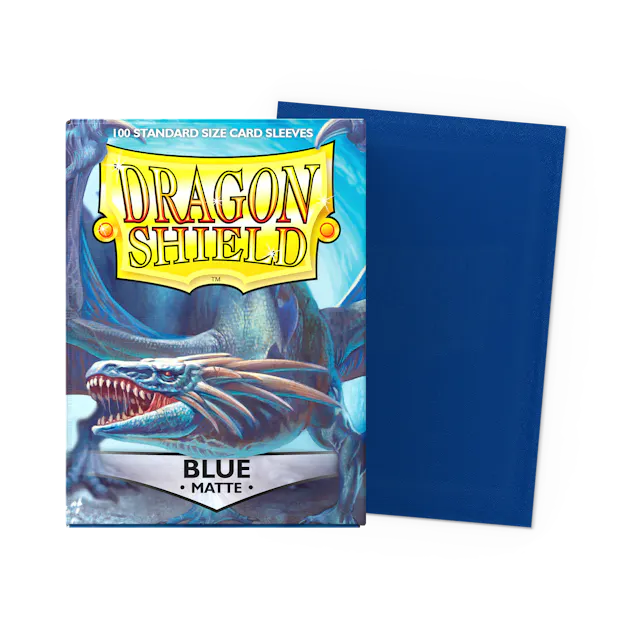 Dragon Shield Blue Matte Sleeves 100 Pack