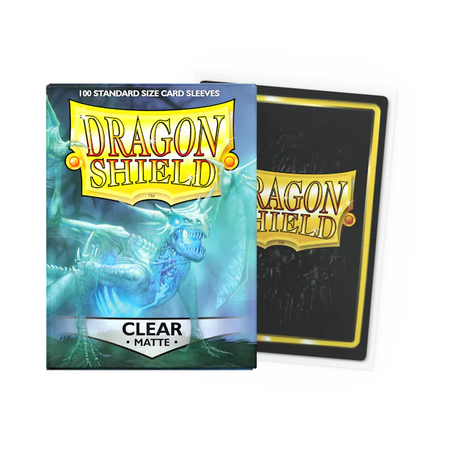 Dragon Shield Clear Matte Sleeves 100 Pack