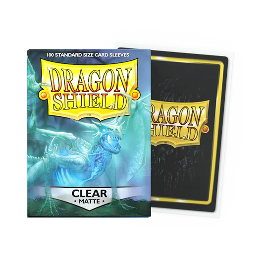 Dragon Shield Clear Matte Sleeves 100 Pack