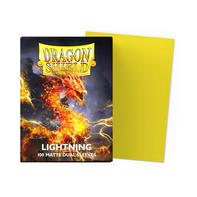 Dragon Shield Lightning Matte Sleeves 100 Pack