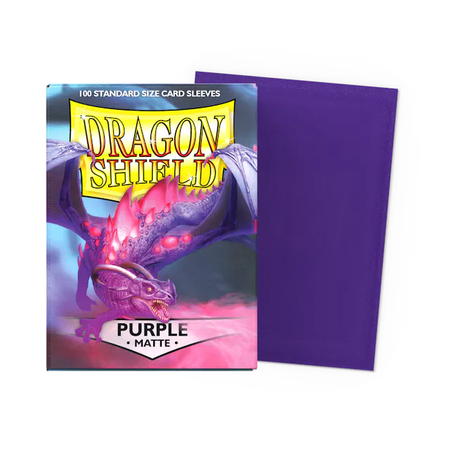 Dragon Shield Purple Matte Sleeves 100 Pack