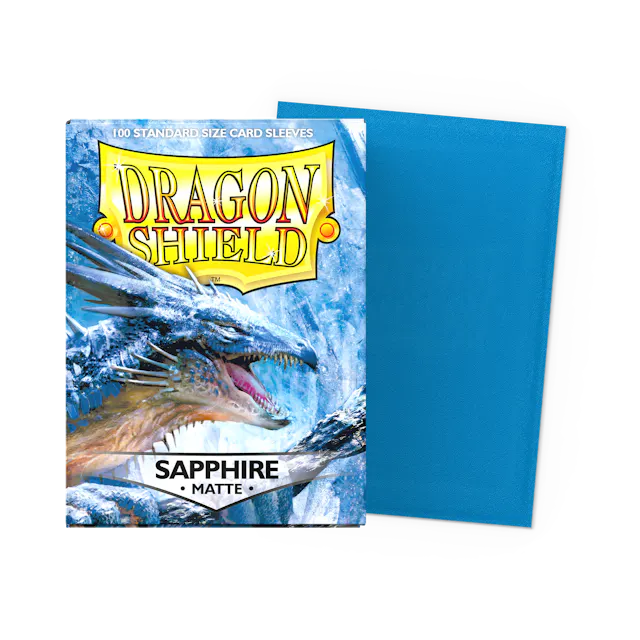 Dragon Shield Sapphire Matte Sleeves 100 Pack