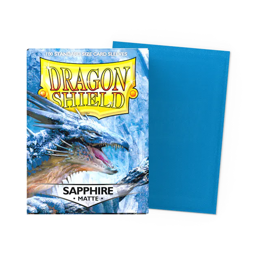 Dragon Shield Sapphire Matte Sleeves 100 Pack