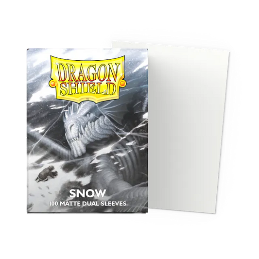 Dragon Shield Snow Matte Sleeves 100 Pack