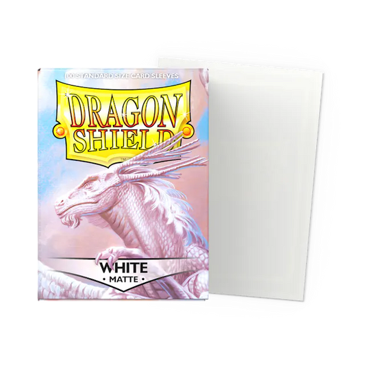 Dragon Shield White Matte Sleeves 100 Pack