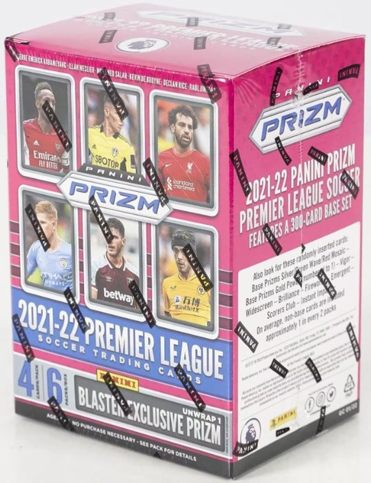 2021-22 Panini Prizm Soccer Premier League UEFA Blaster Box