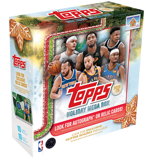 2025-26 NBA Topps Basketball Holiday MEGA Box
