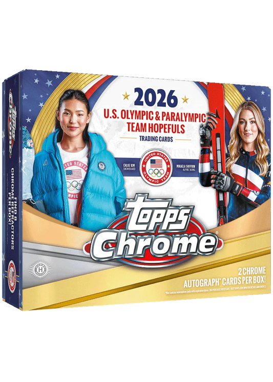 2026 Topps Chrome U.S. Winter Olympics & Paralympic Team Hopefuls - Hobby Box