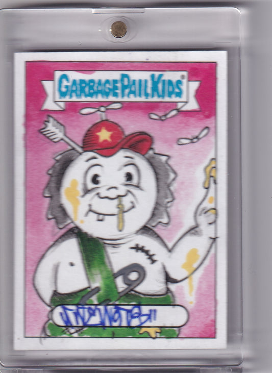 Topps Garbage Pail Kids Hand Drawn Sketch One Of One 1/1