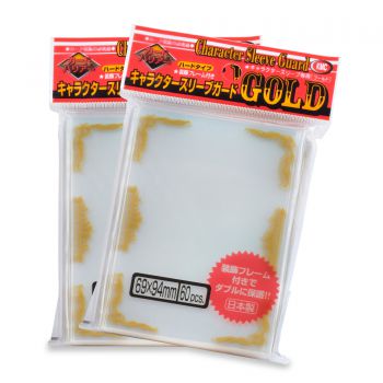 KMC character Sleeve Guard Gold