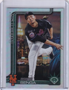 Kodai Senga Base Big Apple Variation Card #569 2025 Topps Series 2 (Fanatics Fest Exclusive) New York Mets