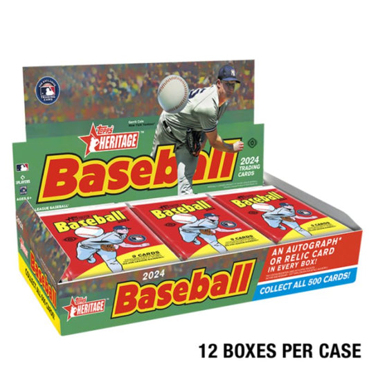 2024 Topps Heritage Baseball Hobby Box