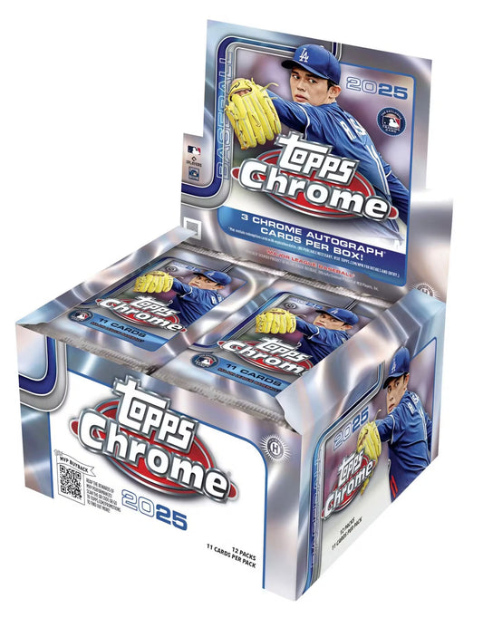 2025 TOPPS CHROME Baseball Jumbo Box