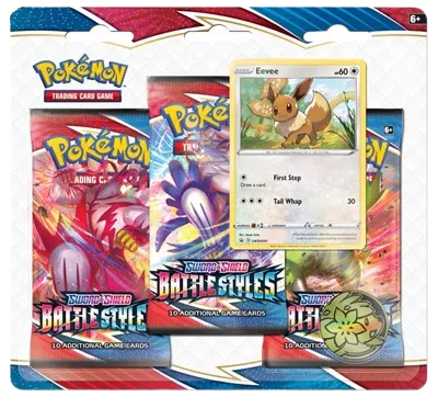 POKÉMON - SWORD & SHIELD - BATTLE STYLES 3 Pack Blister
