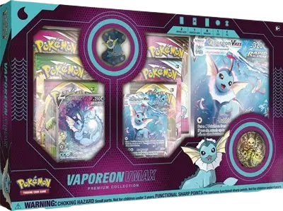 POKEMON - Vaporeon Vmax Premium Collection