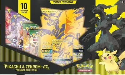 POKEMON -  Pikachu & Zekrom GX Tag Team Premium Collection