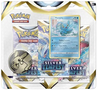 SILVER TEMPEST 3 Pack Blister - Sword & Shield